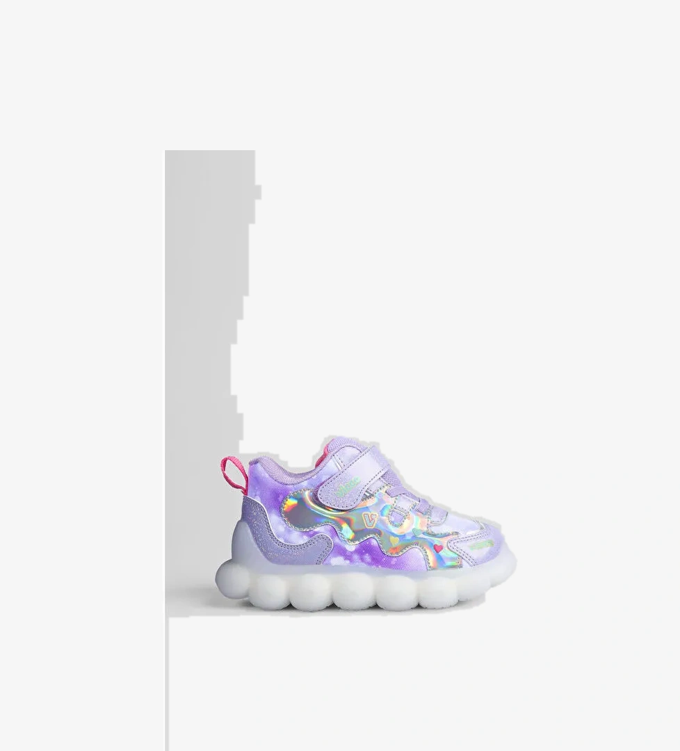 Sonya Işıklı Kız Okul Öncesi Lila Spor Ayakkabı - Görsel 1
