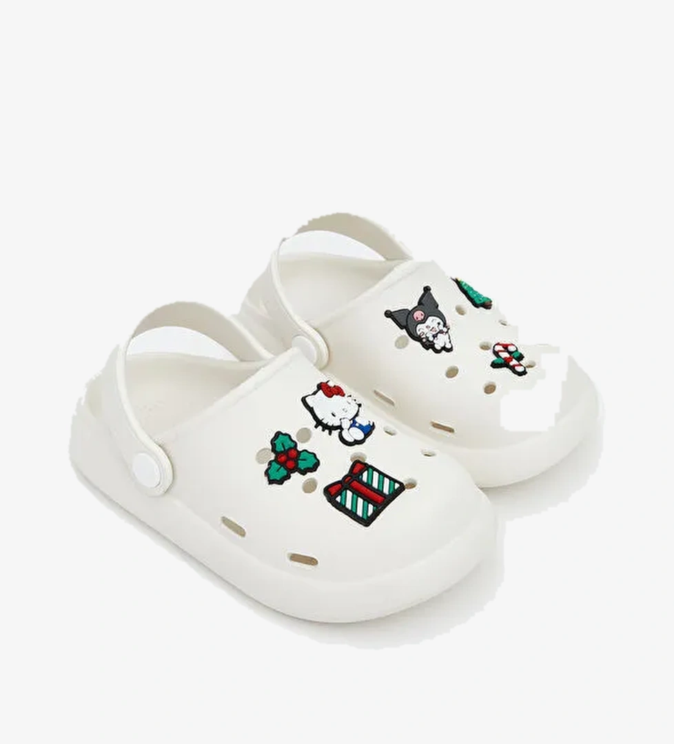 Hello Kitty Baskılı Kız Bebek Plaj Sandaleti - Görsel 1