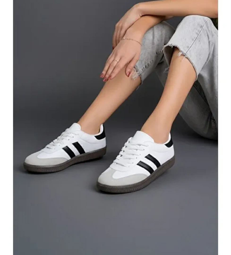 DORGO Kadın Günlük Bağcıklı Yürüyüş Koşu Sneaker Spor Ayakkabı