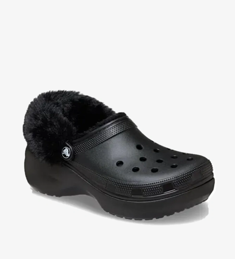 Crocs Classic Platform Fuzz Lined Clog Kadın Terlik 212854 model görseli