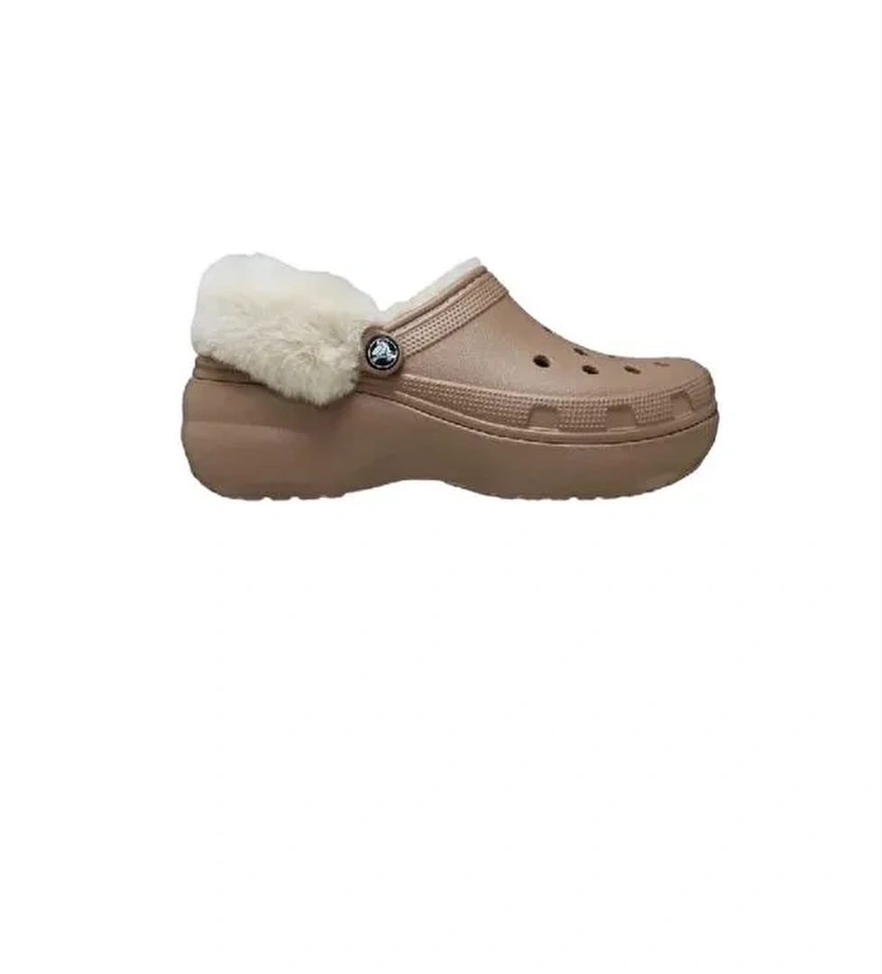 Classic Platform Fuzz Lined Clog Kadın Terlik 212854