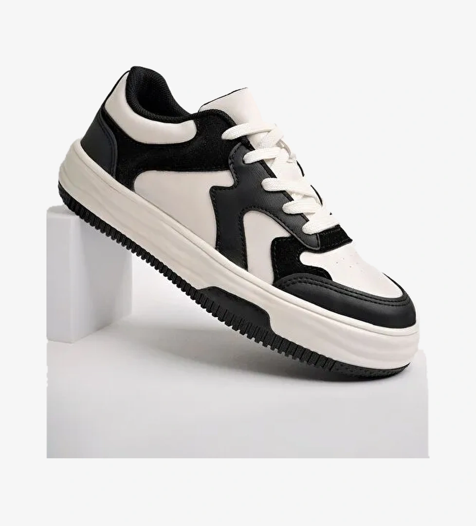 Siyah Kadın Sneaker Günlük Ayakkabı