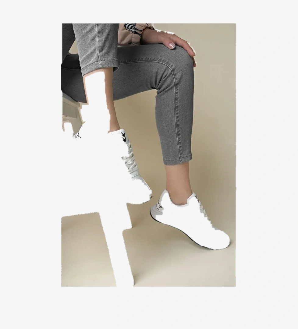 Pasyone Beyaz Kadın Sneaker Günlük Ayakkabı model görseli