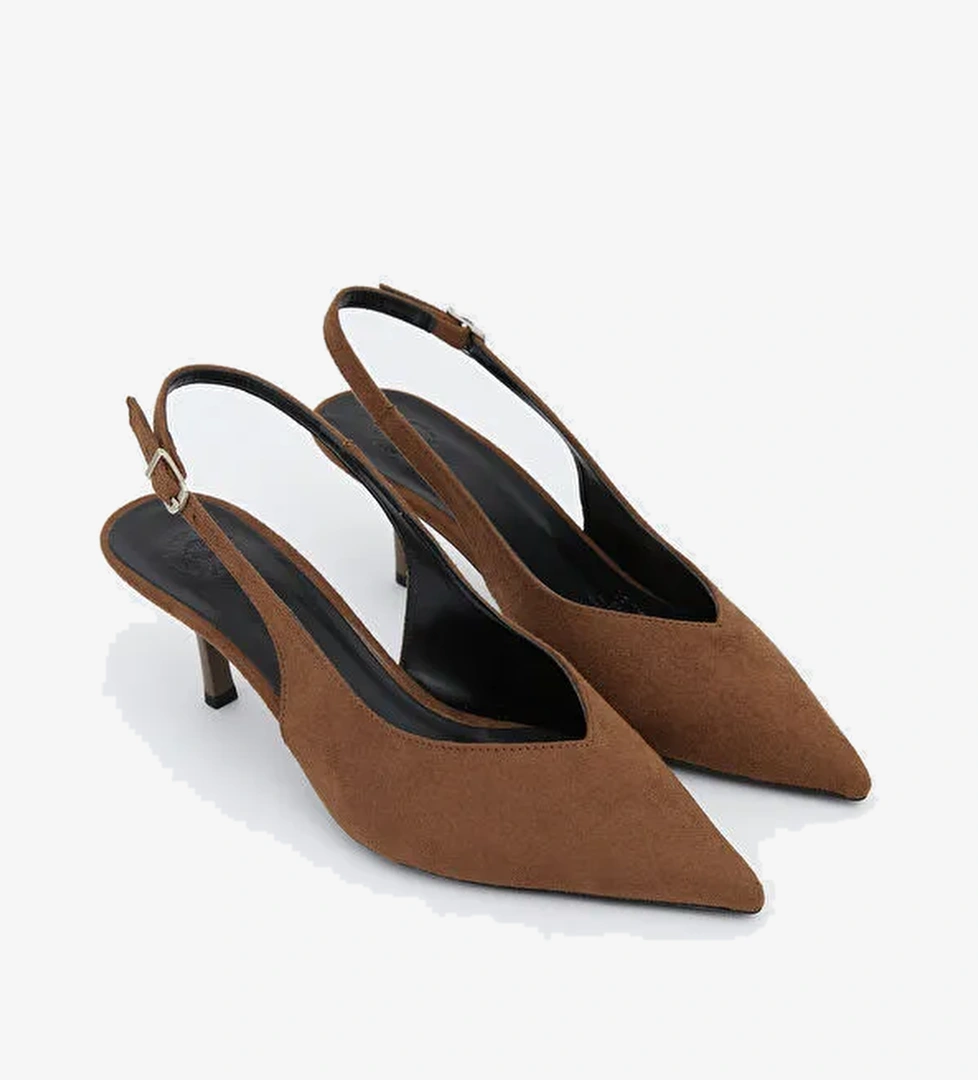 Sivri Burun Kadın Topuklu Ayakkabı - Görsel 1