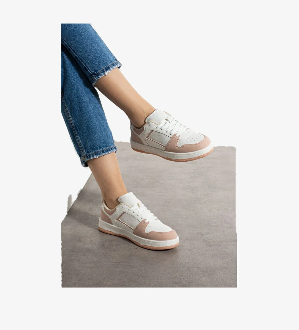 Pudra Kadın Günlük Sneaker Ayakkabı
