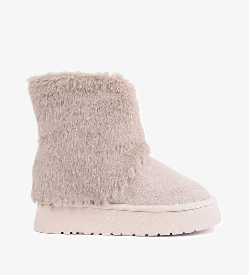 COZY Kürklü Kalın Taban Çocuk Kışlık Mini Bot - Görsel 1