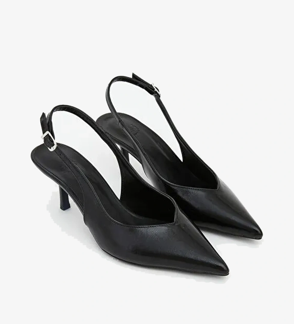 Lcw Steps Kahverengi Lcw Steps Sivri Burun Kadın Topuklu Ayakkabı