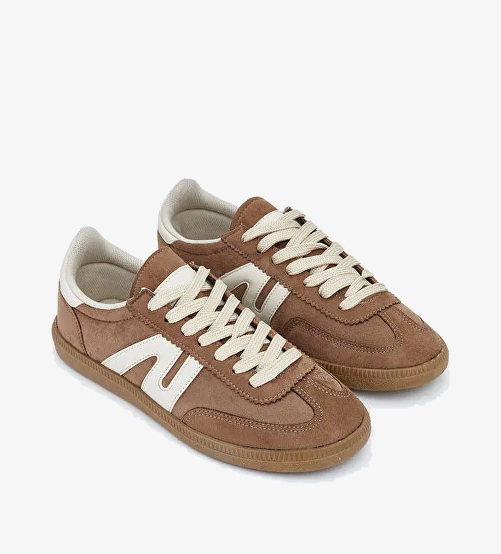 Lcw Steps Bej Lcw Steps Süet Görünümlü Kadın Spor Ayakkabı