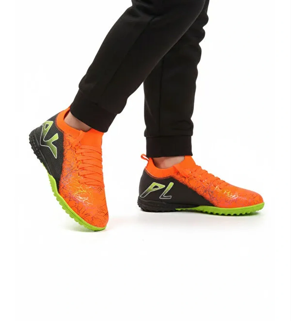 Playup Siyah Playup Bilekten Lastikli Unisex Halı Saha Ayakkabısı GH-252-153 G
