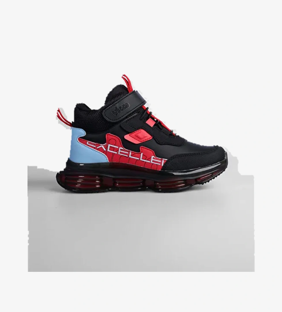 Vicco Heel Havalı Taban Erkek Okul Öncesi Siyah Bot model görseli