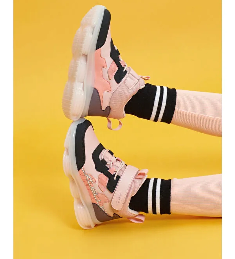 Vicco Heel Havalı Taban Kız Okul Öncesi Pudra Bot model görseli