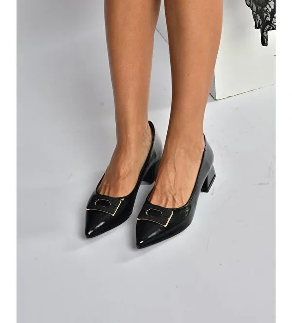 Siyah Kadın Topuklu Ayakkabı V820371160 - Görsel 1