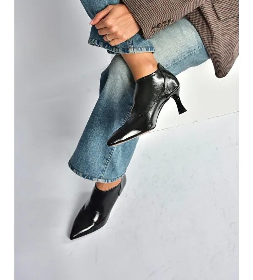 Siyah Kadın Topuklu Ayakkabı V676523608 - Görsel 1