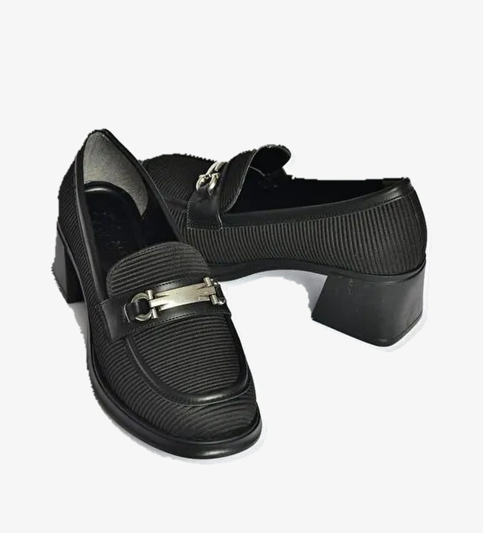 Siyah Kadın Topuklu Ayakkabı V820146304 - Görsel 1