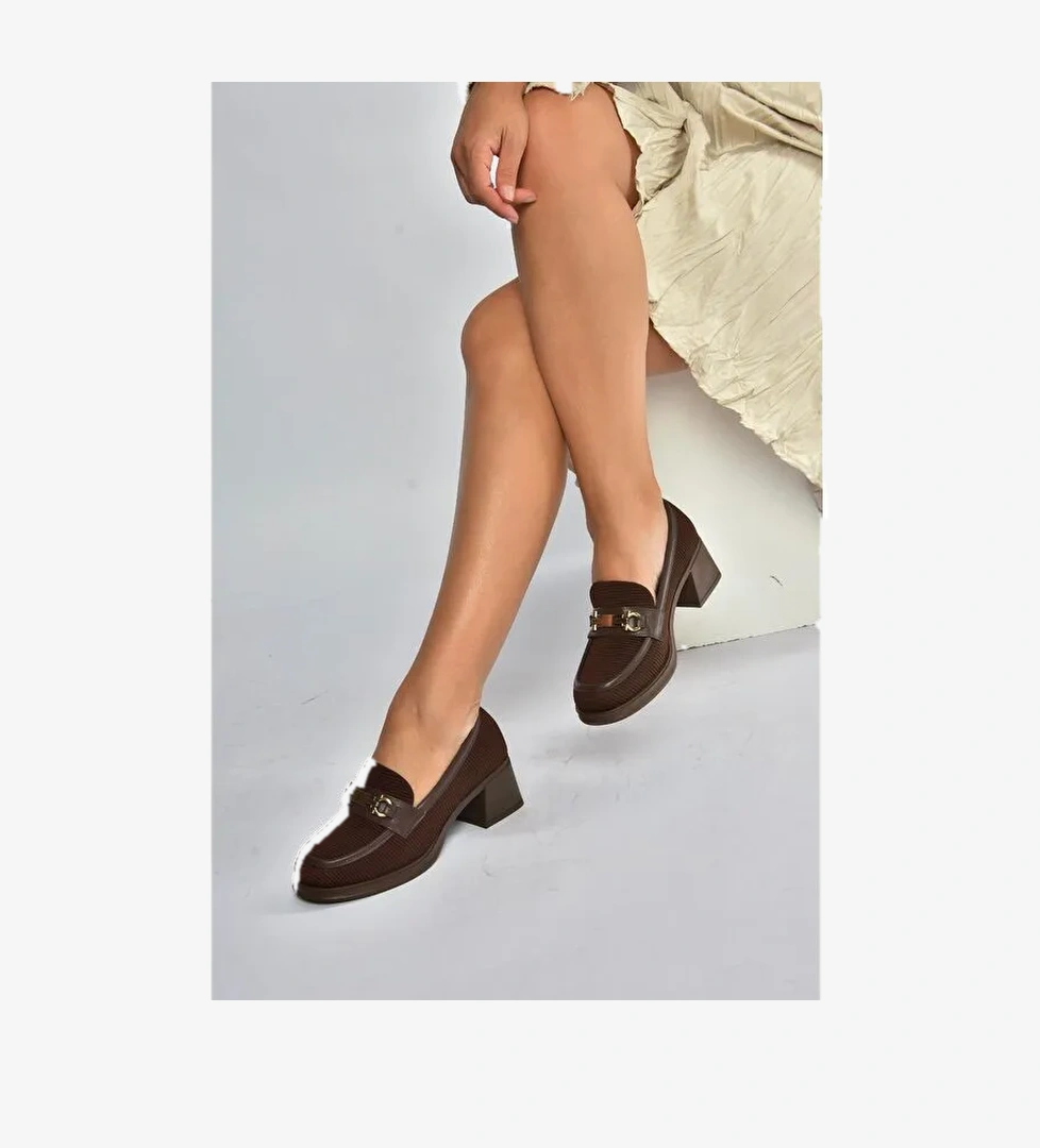 Kahverengi Kadın Topuklu Ayakkabı V820146304