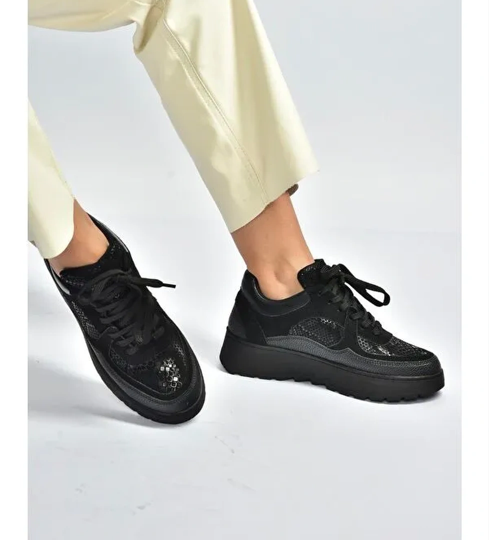 Siyah Kadın Spor V820720309 - Görsel 1