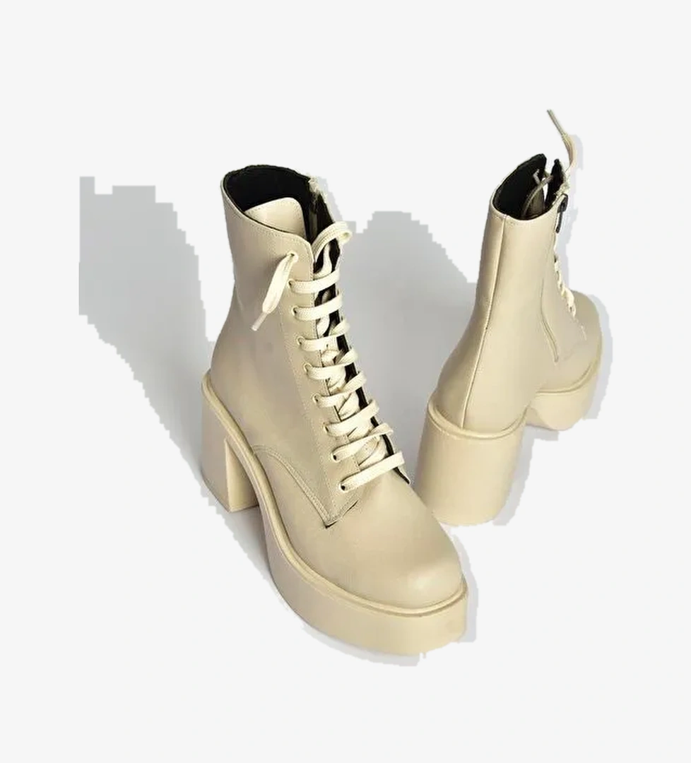 Bej Kadın Bot V726681509 - Görsel 1