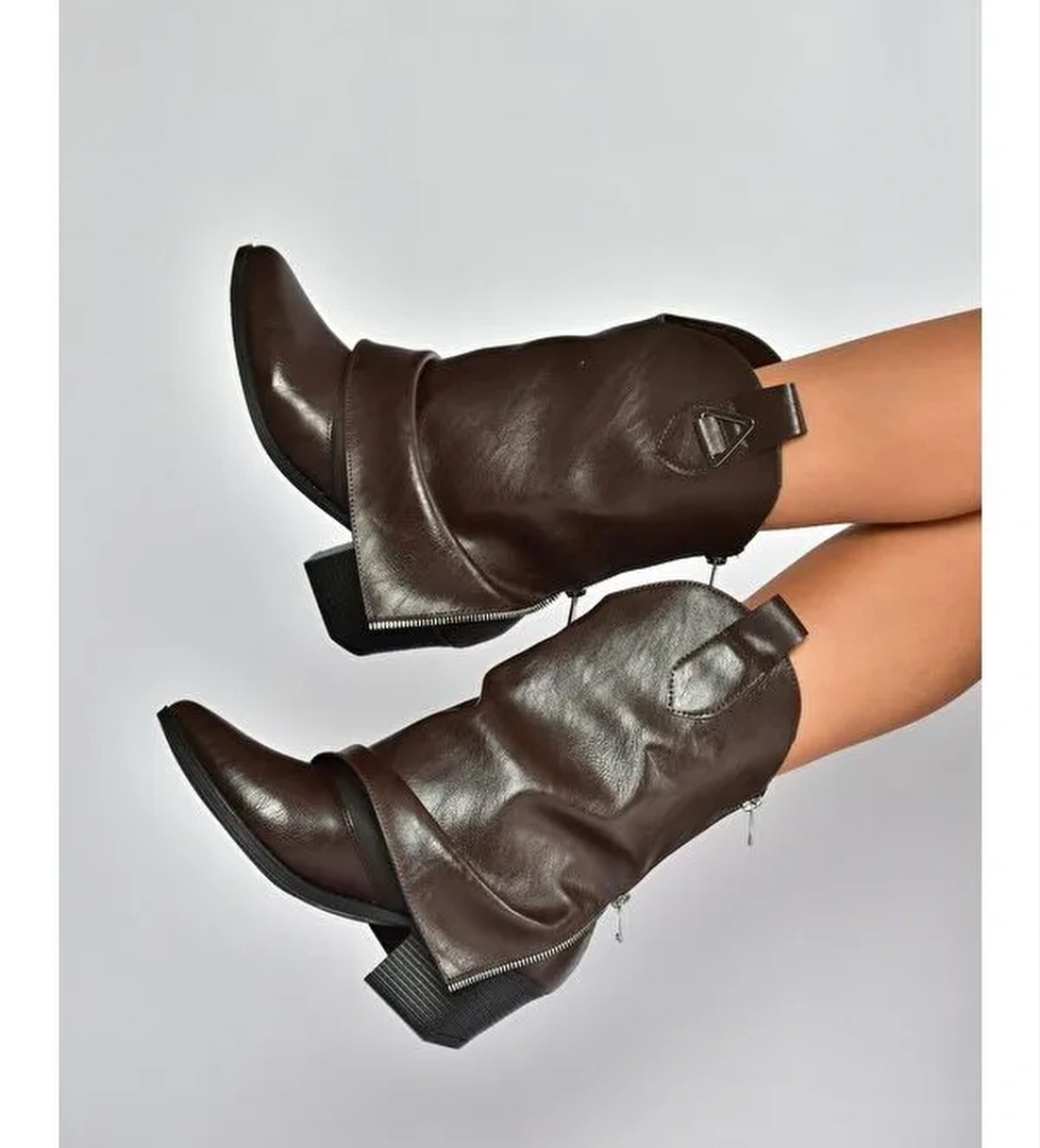 Kahverengi Kadın Bot V973601009