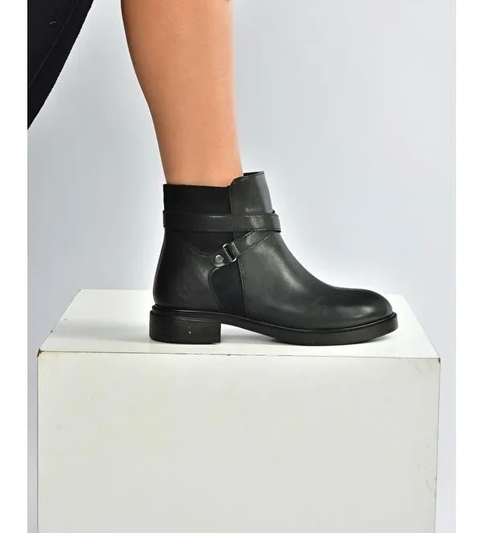 Siyah Kadın Bot V973599009 - Görsel 1