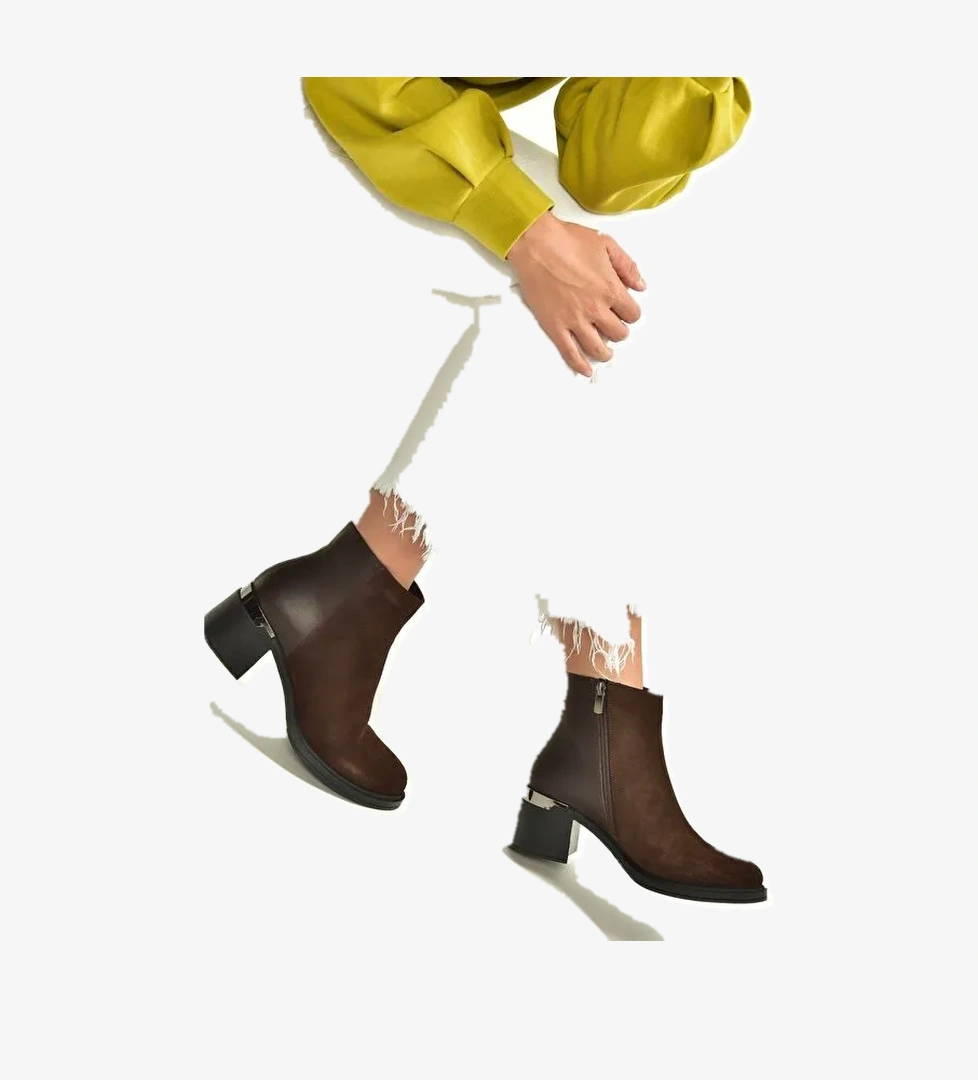 Fox Shoes Kahverengi Kadın Bot V555559502 model görseli