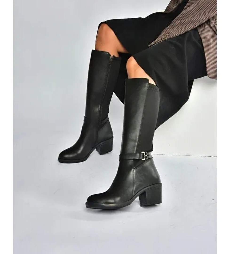 Siyah Kadın Çizme V965030509 - Görsel 1