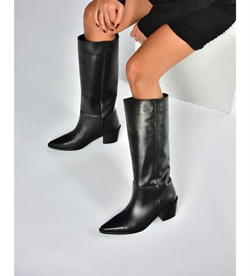 Siyah Kadın Çizme V654082103 - Görsel 1