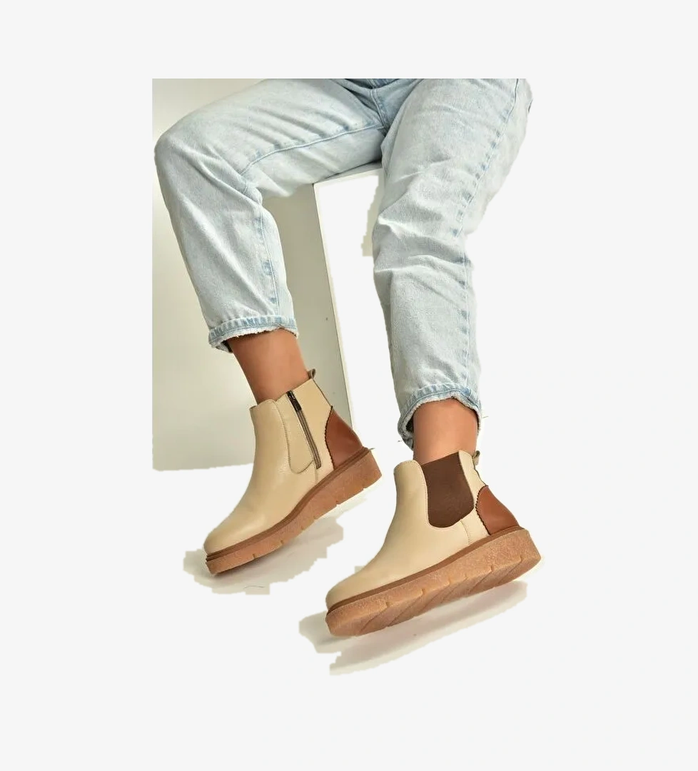 Bej Kadın Bot V555115103