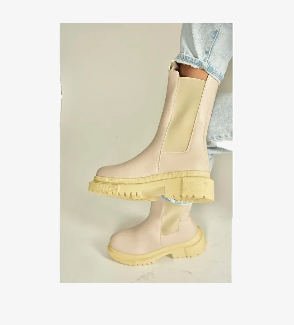 Bej Kadın Bot V652649009 - Görsel 1