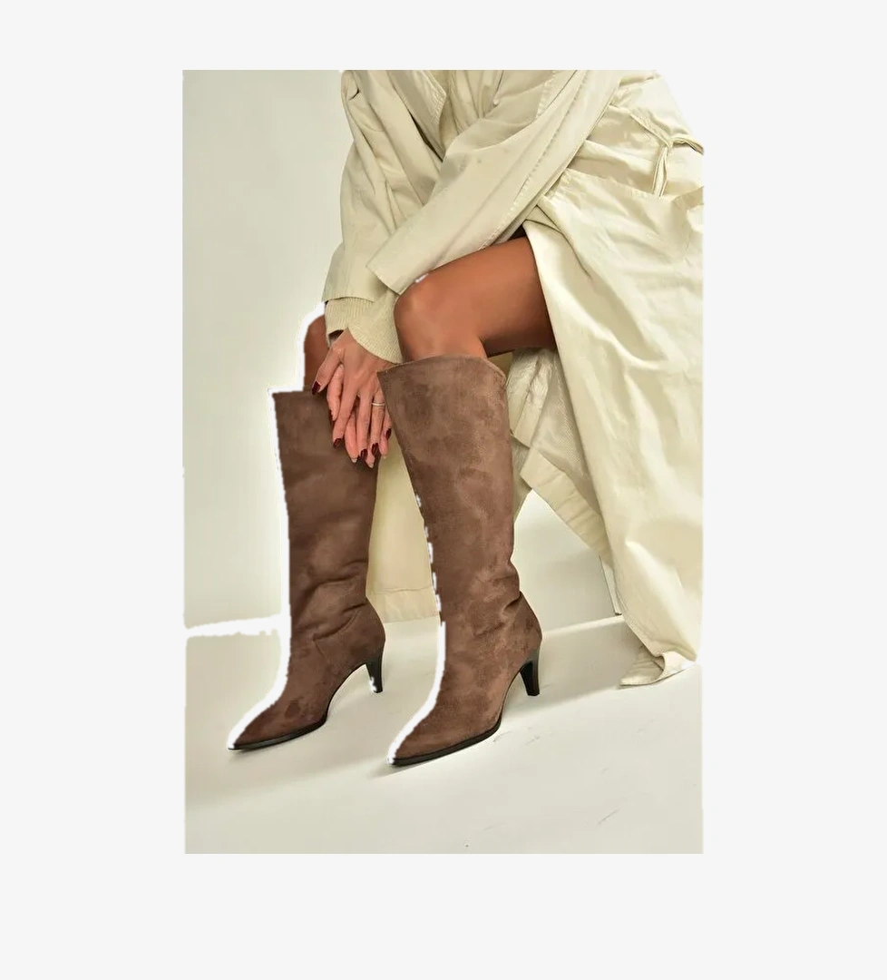 Kahverengi Kadın Çizme V404021102