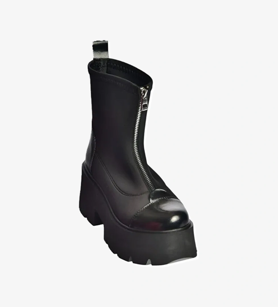 Fox Shoes Siyah Kahverengi Kadın Bot V820008604 model görseli