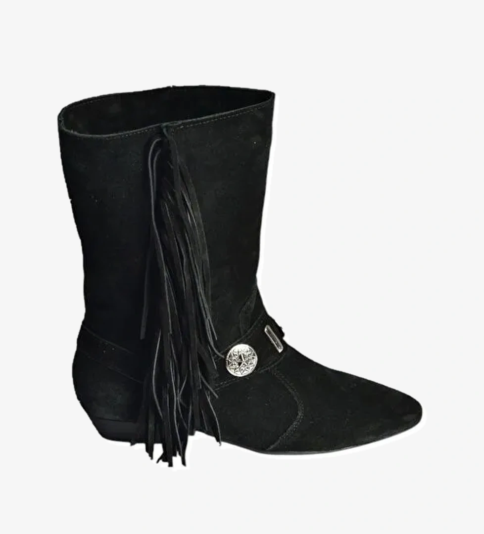 Fox Shoes Siyah Taba Kadın Bot V380625502 model görseli