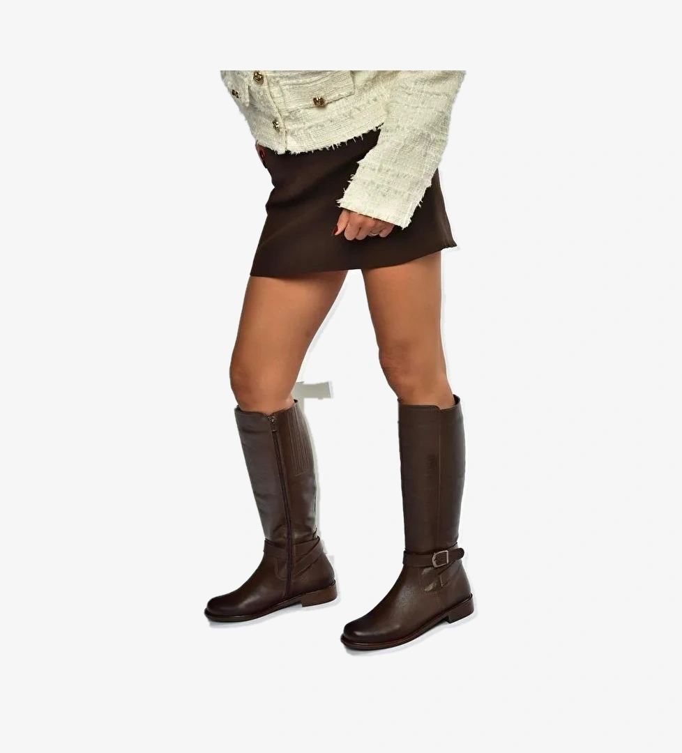 Kahverengi Kadın Çizme V398750603