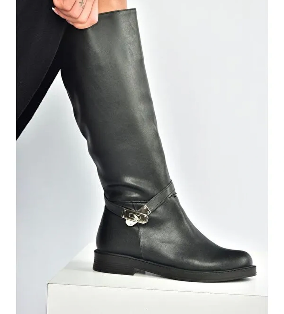 Fox Shoes Kahverengi Siyah Kadın Çizme V726717109 model görseli