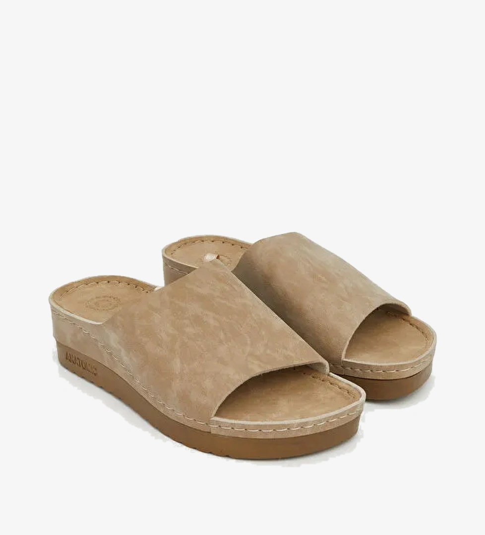 Lcw Steps Siyah Lcw Steps Süet Görünümlü Dolgu Tabanlı Kadın Terlik