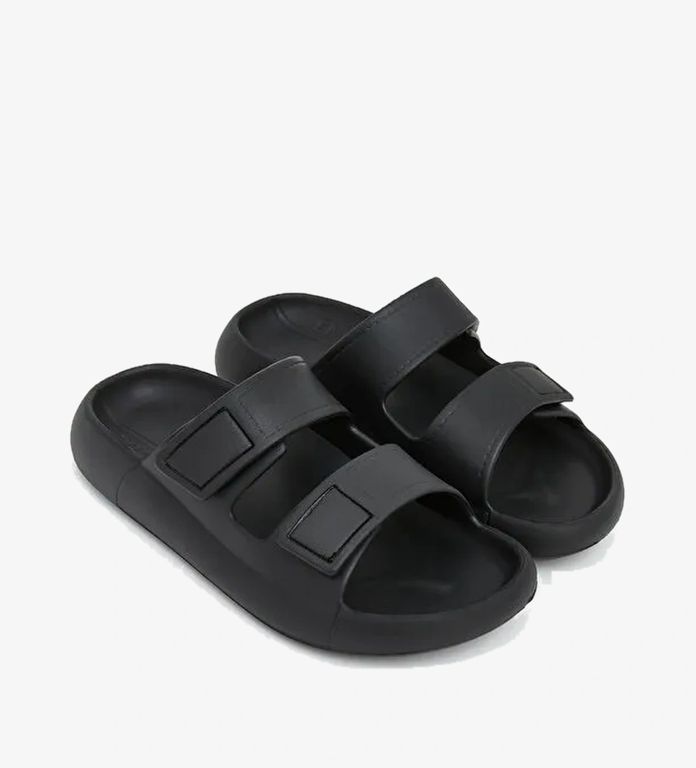 Lcw Steps Haki Lcw Steps Çift Bantlı Kadın Terlik