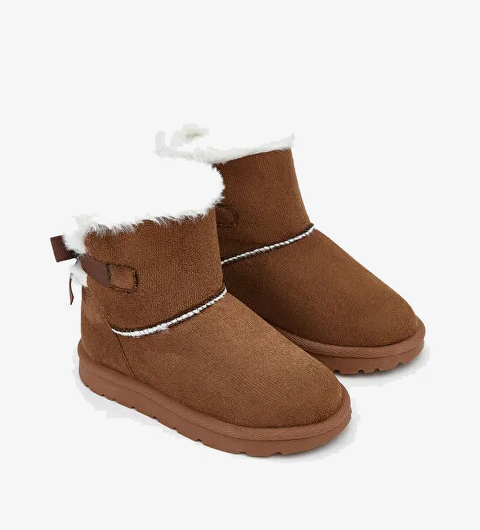 İçi Kürklü Kız Bebek Bot - Görsel 1