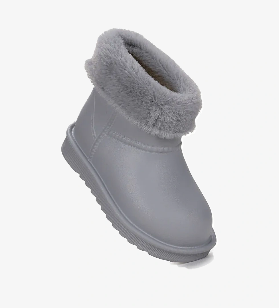 Geta Su Geçirmez İçi Kürklü Kız Çocuk Eva Yağmur Kar Çizme