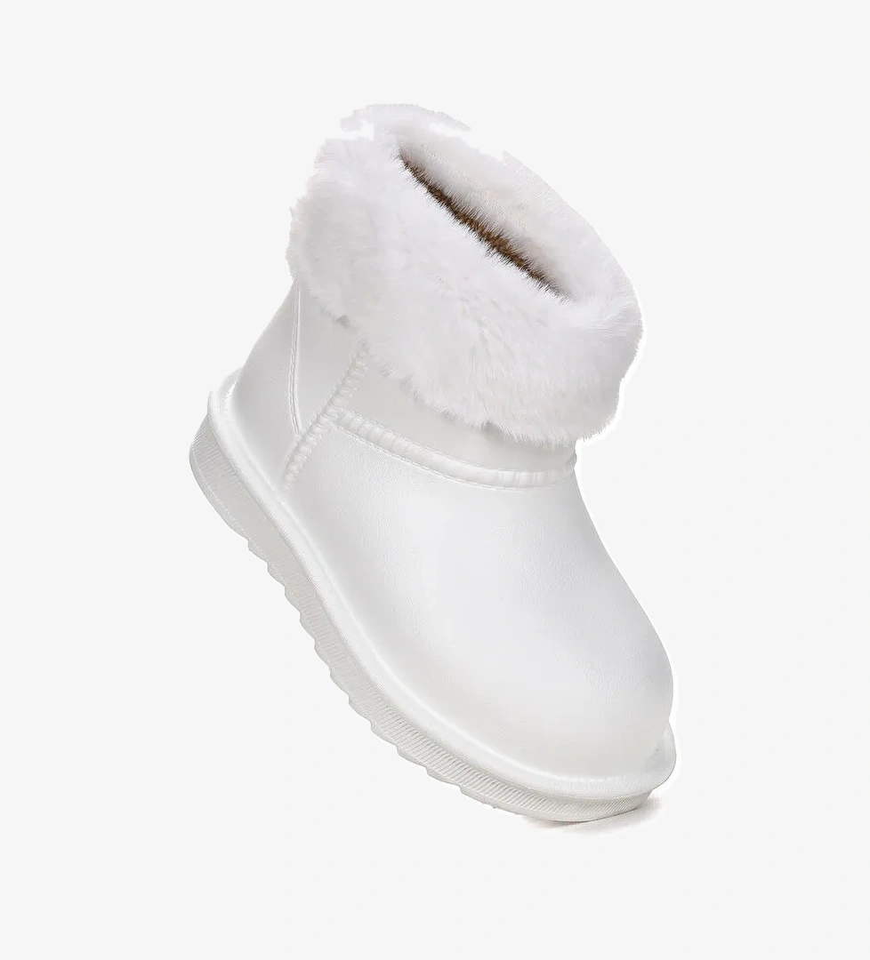 Geta Su Geçirmez İçi Kürklü Kız Çocuk Eva Yağmur Kar Çizme