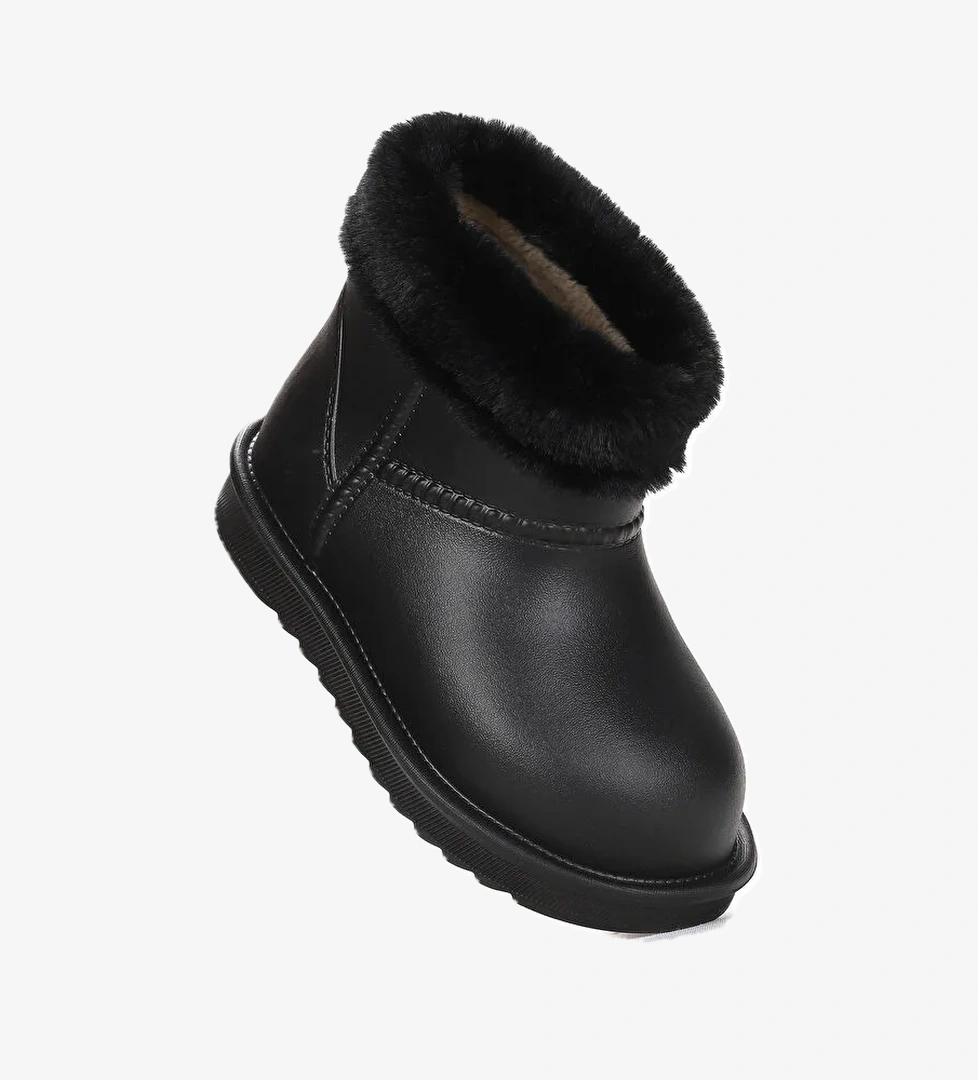 Geta Su Geçirmez İçi Kürklü Kız Çocuk Eva Yağmur Kar Çizme