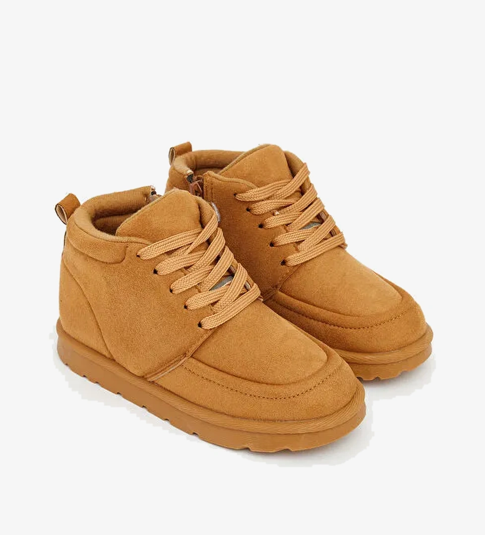 Lcw Steps Antrasit Lcw Steps Süet Görünümlü Erkek Çocuk Bot