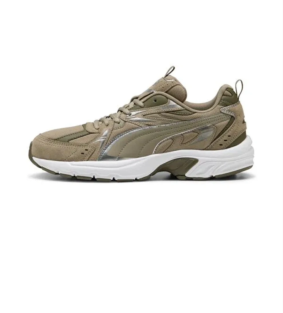 MILENIO Tech Erkek Yeşil Süet Spor Ayakkabı