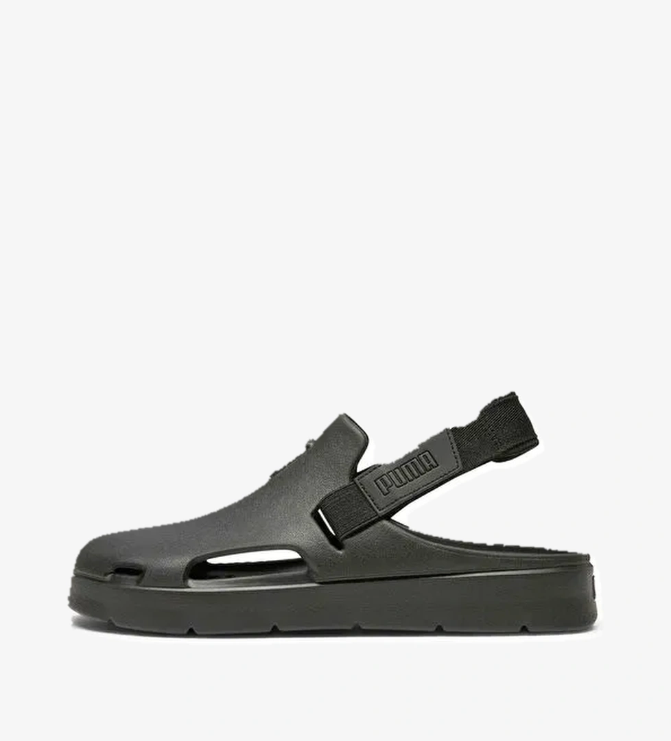 SHIBUI Mule Erkek Siyah Melanj Sandalet