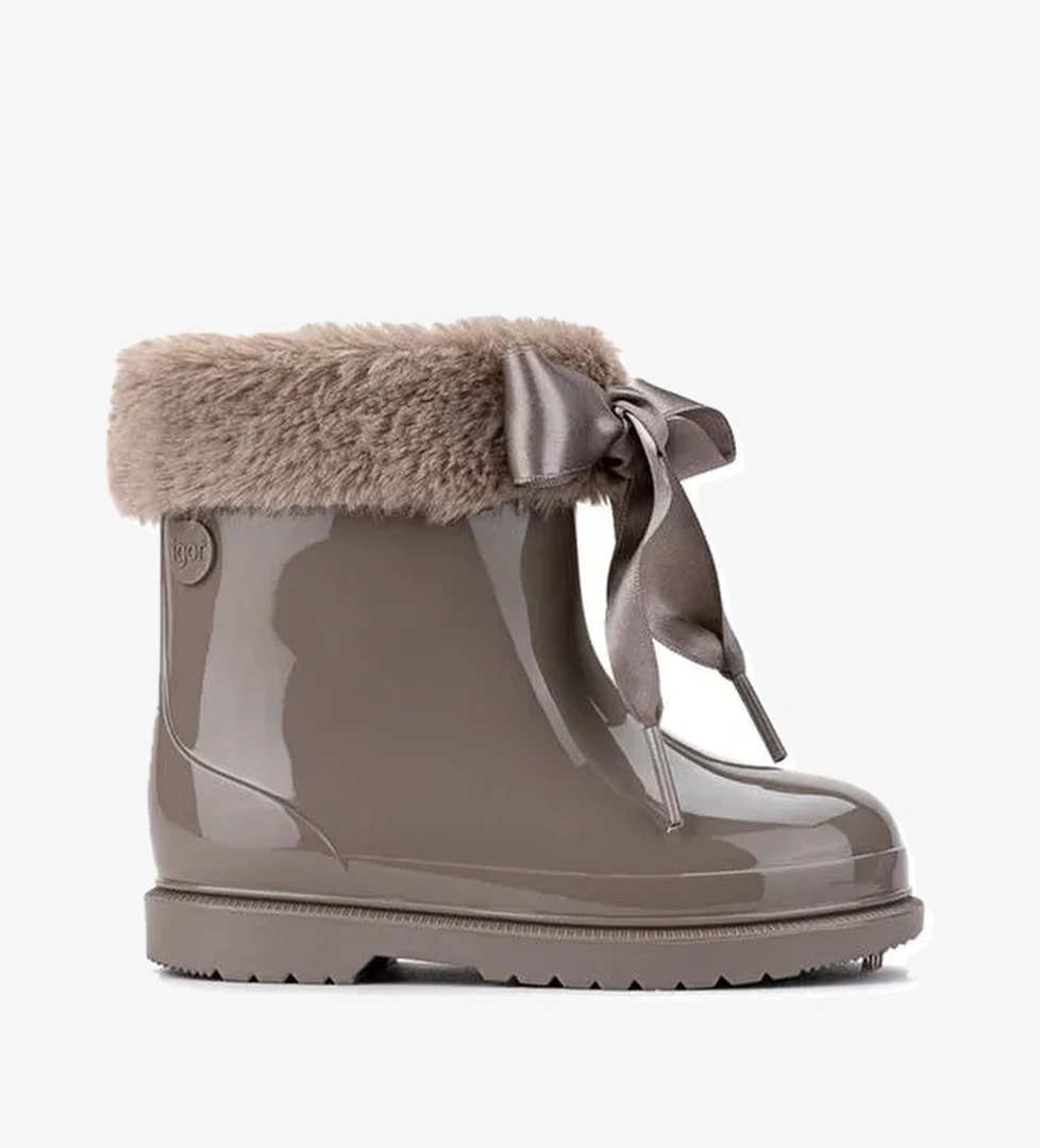 BIMBI SOFT Kahverengi Kız Çocuk Yağmur Çizmesi - Görsel 1