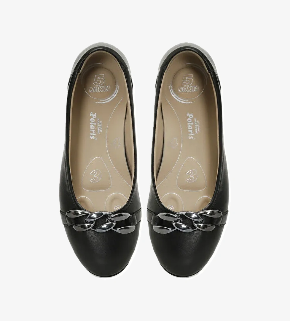 Polaris 5 Nokta 105434.CZ5FX Siyah Kadın Düz Ayakkabı model görseli