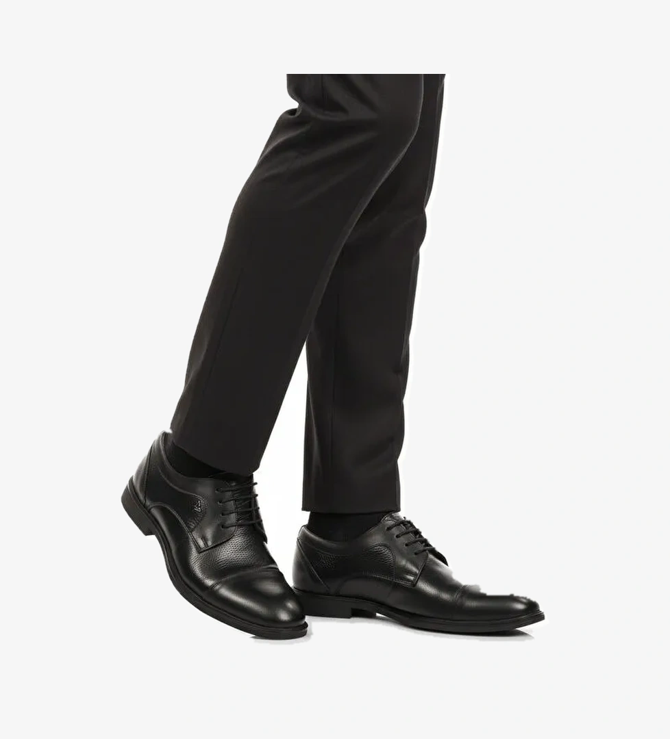 Ayakmod Siyah Kahve Hakiki Deri Erkek Klasik Ayakkabı 2499 M model görseli