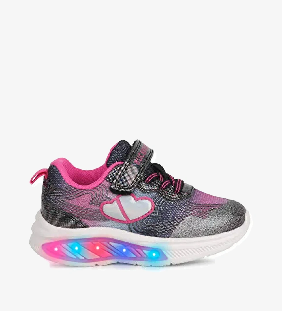 BUCK3042 NINA Siyah Kız Çocuk Sneaker - Görsel 1