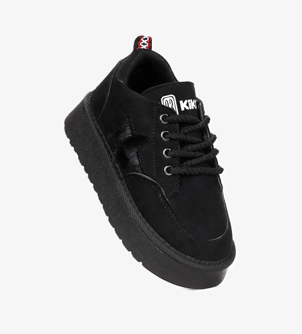 Parva Bağcıklı Kız Çocuk Günlük Spor Bot Ayakkabı