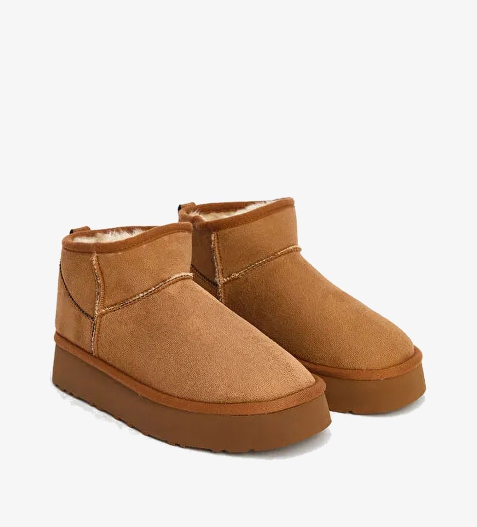 Lcw Steps Bej Lcw Steps Süet Görünümlü Kadın Bot