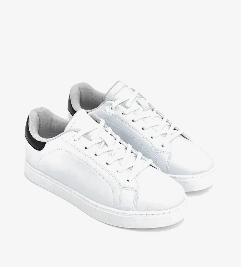 Lcw Steps Siyah Lcw Steps Deri Görünümlü Erkek Spor Ayakkabı