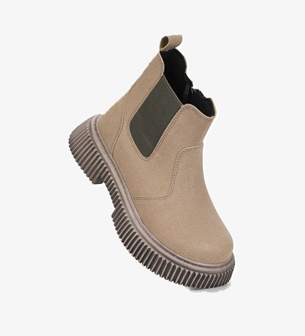 Penka Fermuarlı Erkek Çocuk Günlük Bot Ayakkabı